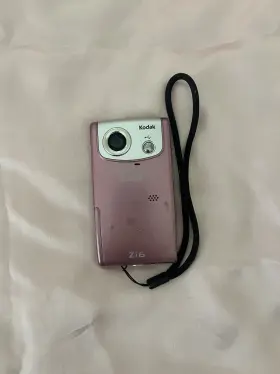Kodak 041771232481 Zi6 Pink Pocket Video Camera - Working
