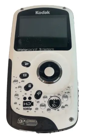 1442102 Kodak Zx3 Play Sport Pocket Video Camera 1080p 10 Ft Waterproof Parts Only Read #2