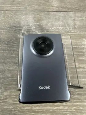 8318867 Kodak Zm1 Waterproof Mini Digital Video Camera Gray Tested Working 2gb Sd #3