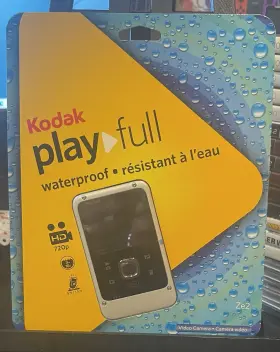 Kcgrc13802789 Kodak New Play-full Waterproof Video Camera Model Ze2 - 720p In Box