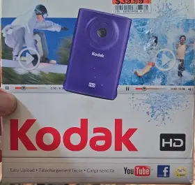 M530 Kodak Mini Hd 720p Waterproof Pocket Video Camera 4x Zoom Purple