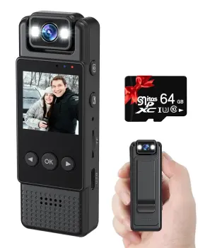Laifucam 736067453885 Body Camera With Audio And Video Recording 1080p 64g Small Wearable Cam