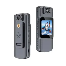 Laiye 764606744194 Wearable Pocket Bodycam Camcorder Hd Ips Screen 180 Rotatable Lens