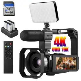 Af6-001 Lierhyt Video Camera 4k 18x Powerful Digital Zoom 48mp 3.0 Inch Ips Vlogging