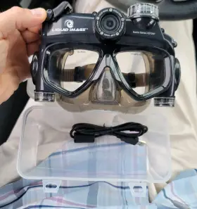 Liquid Image 837254003248 Wide Angle Video Camera Mask Hd 1080p Hd319 Works Tested