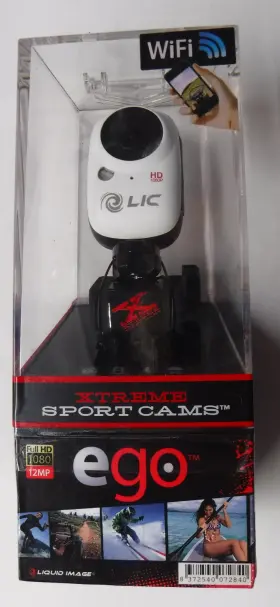 Wgi-xsc-727 Liquid Image Ego Xtreme Sport Cams Wifi Hd 1080 12mp Mountable Mini Sports Camera 727 V24-61g