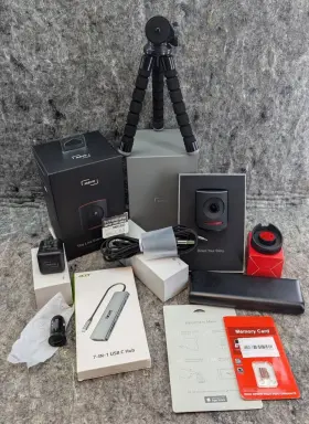 Mv1-01a-bl Livestream Mevo - Live Event Camera Black Bundle