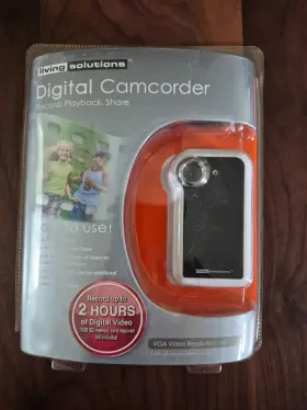 Living Solutions 049022434202 Digital Camcorder - Battery Power Requires 64mb 2 Inch Lcd Dis