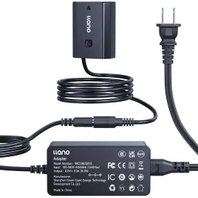 Np-fz100 Llano 768365546914 Dummy Battery Ac Power Adapter Kit For Sony A7iii A7iv A6700 Fx3 F