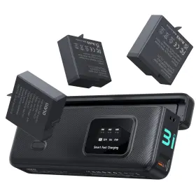 Bcx202 Llano Ac3 30w Fast Charger Case With 3 Pack 1950mah Ace Pro 2 Batteries For I