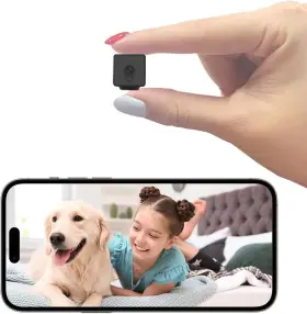 Fs11t Lmqpt Wireless Wifi Security 4k Camera Home Mini Smart Indoor Small Black