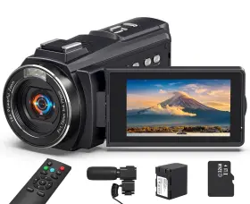 64mp Loentir 029082157051 8k Video Camera Camcorder 18x Digital Zoom With Ir Night Version Vloggi