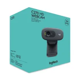 C270 Logitech Hd Webcam - Black Windows/apple Compatible New In Box