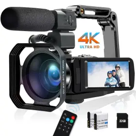 48mp Lovpo 414751546472 4k Video Camera Camcorder 30fps Ir Night Vision Wifi Recorder 18