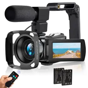 Hdv910 Lovpo Camcorder Video Camera 4k 48mp Hd Recorder 18x Digital Zoo 3 Inch T