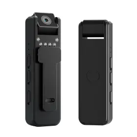 A8-502030 Lvq 1080p Mini Body Camera Video Recorder Small Pocket Born Cam Black