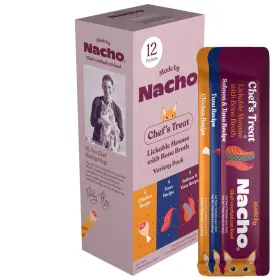 Made By Nacho 810096210821 Lickable Cat Treats Mousse Tubes 12 0.5 Ounce Pack Of