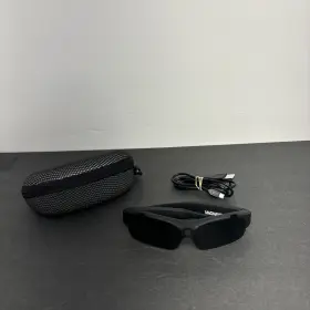 Magnavox 857184005792 Eyewear Video Recorder 1080p Hidden Spy Camera Sunglasses Black Case