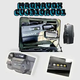 Cvj310av01 Magnavox Vintage Vhs 1980s Video Movie-maker Selectable Buttons
