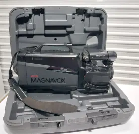 Cvl325 Magnavox Vhs Camcorder In The Case Untested #2