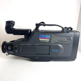 Cvm320 Magnavox Vtg 1991 Movie Maker Vhs Camcorder With Carrying Case/accessories