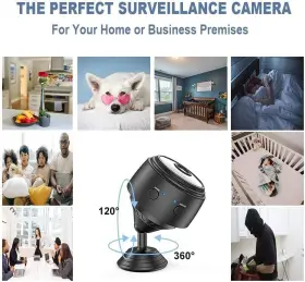 Aub09nkxkjyw Mdglsyee Wireless Security Camera Mini Outdoor/indoor With 1 Count Pack Of #3