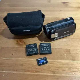 Md85910 Medion Camcorder Digital Camera 2 Batteries