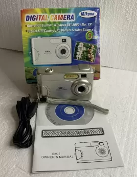 569312 Mikona Digital Dv-8 Still Camera Pc And Video Usb Cable Cd-rom Manu