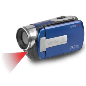 Mn80 Minolta 084438961096 1080p Full Hd 3 Inch Touchscreen Camcorder With Nightvision And 16gb Sd Card