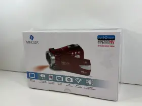 Mn200nv32 Minolta 084438962178 1080p Fhd / 24 Mp Night Vision Camcorder With Wifi Red Sealed #3