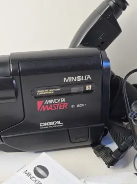 8-832 Minolta Master 8mm Video8 Camcorder Vcr Player Sold As Is Untested #2