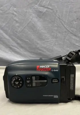 C-542 Minolta Vintage Master Vhsc Video Camera Camcorder With Accessories #2