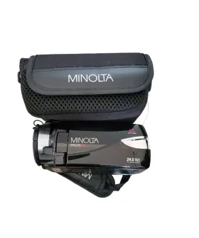 Mn200nv Minolta Black Ir Night Vision Fhd 24mp Video Camera Only