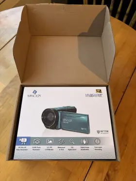 Mn300wp Minolta Waterproof Camcorder Black New In Box Never Used Mint Condition