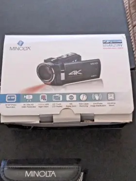 Mn4k25nv Minolta 4k Ultra 30mp Night Vision Digital Camcorder - Blue Tested