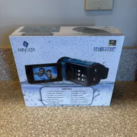 Mn4k300wp-bl Minolta Mn4k300wp 4k Ultra Hd / 56 Mp Waterproof Camcorder Blue #2