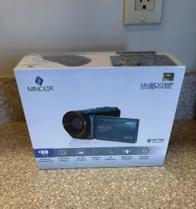 Mn4k300wp-bl Minolta Mn4k300wp 4k Ultra Hd / 56 Mp Waterproof Camcorder Blue