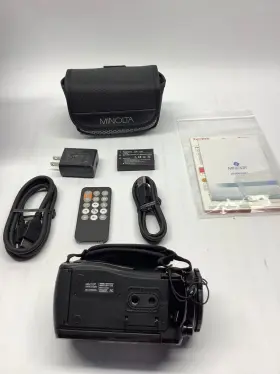 Mn4k40nv Minolta 4k Ultra Hd / 30 Mp Night Vision Camcorder Vgc #3