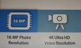 Mn4kp1 Minolta 4k Wireless Pocket Camcorder Waterproof Storage Case 16gb Card #2