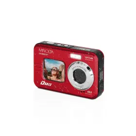 Mn50wp-r Minolta 48mp Underwater Digital Camera 5k Ultra Hd Video 32gb Card Red
