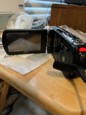 Mn80nv Minolta 1080p Hd Touchscreen Camcorder Works Only When Plugged Inch As-is #2