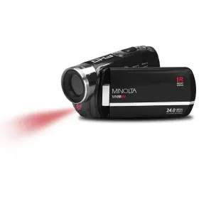 Mn88nv-bk Minolta Camcorder - 1080p Full Hd Video 24mp Photos Night Vision With Ir Sensor 16