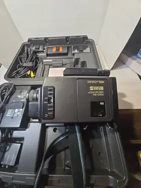 Hs-c3ou Mitsubishi Vintage Camcorder S Vhs C With Case And Cords Parts Only