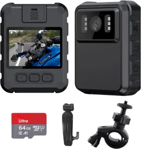 Modernnestmarket 313036580508 1080p Body Camera Mounted Video Built-in 64gb Personal Wearable Ca