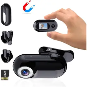 Musicozy 391231804389 Mini Police Cam 32gb Portable Action Camera Body Wearable Video