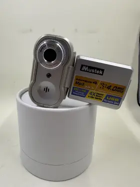 Dv-3500 Mustek Digital Mpeg4 Camcorder Silver Tested