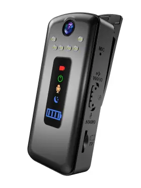 My&spikecam 724991874982 Body With 360 Rotational Strong Clip 8-hour Battery Life Small Bo