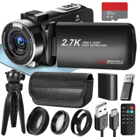 Nd2.7 Nbd Digital Video Camera Hd 2.7k 42mp 18x Zoom 3.0ftft Flip Screen Camcorder Youtube