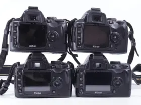 Nikon-d40 Nikon Lot Of 4 D60 10.2mp Digital Dslr Camera Inch Gold Edition - Free Shipping #2