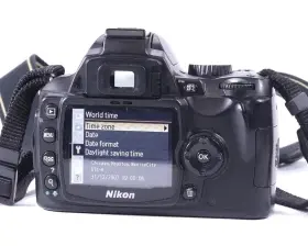 Nikon-d40 Nikon Lot Of 4 D60 10.2mp Digital Dslr Camera Inch Gold Edition - Free Shipping #3